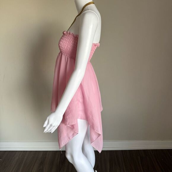 Fairy Core Pink Strapless Dress Size M - Picture 3 of 5